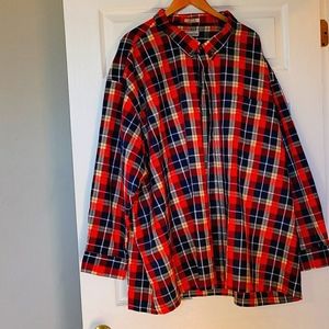Firefox Long sleeve 100% cotton Button-up Shirt